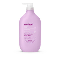 Method Berry Balance: bote de gel de ducha, hidratación suave para la piel.