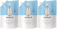 Method gel hand soap refill Sweet Water three 34-ounce bottles for convenient eco-friendly refills.