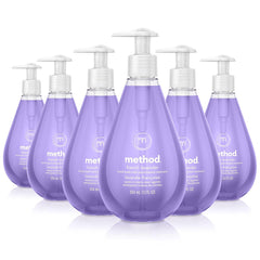 Method Gel Hand Wash French Lavender 6-pack ready for family hygiene