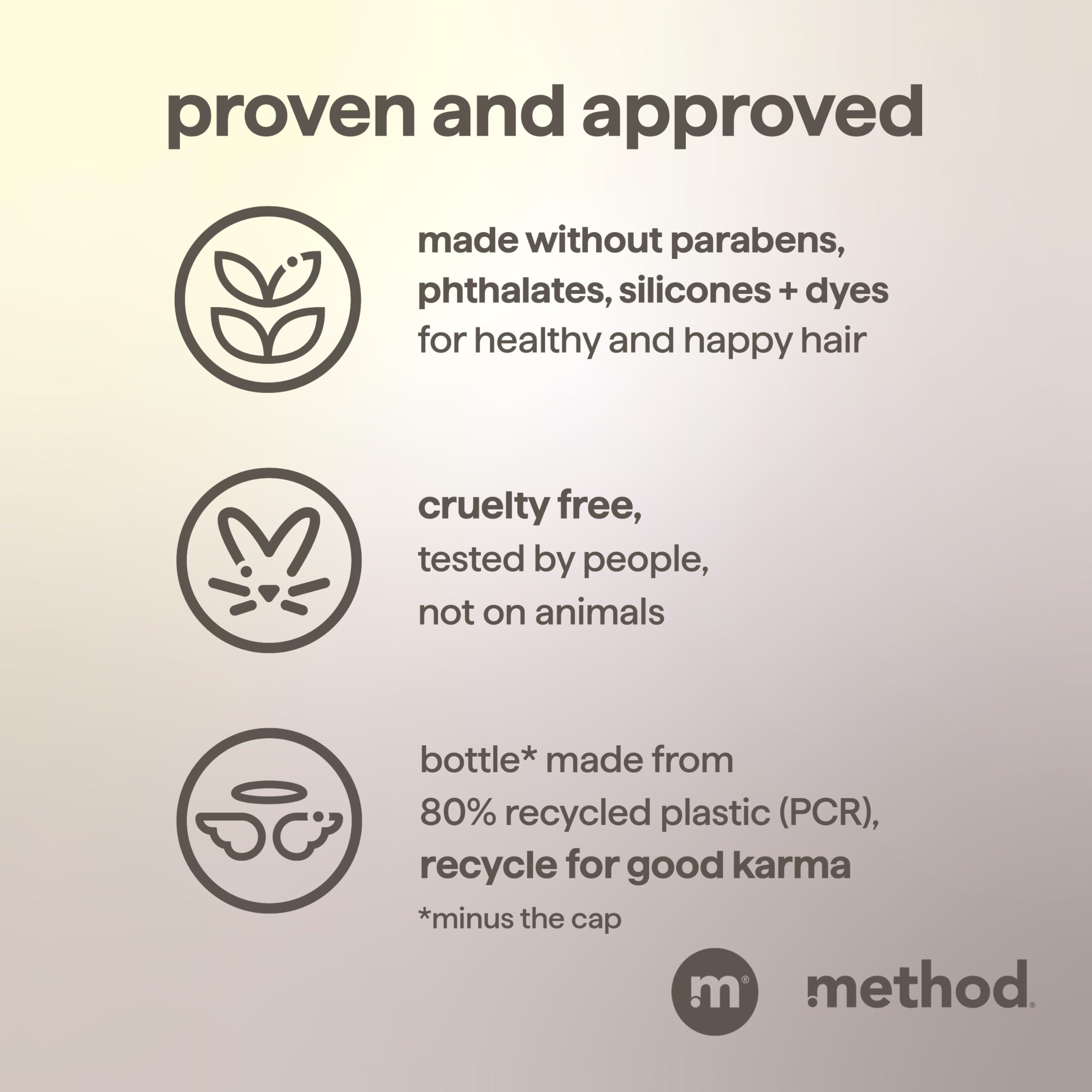 Method Men 2 en 1, fragancia fresca, facilita desenredar en segundos.