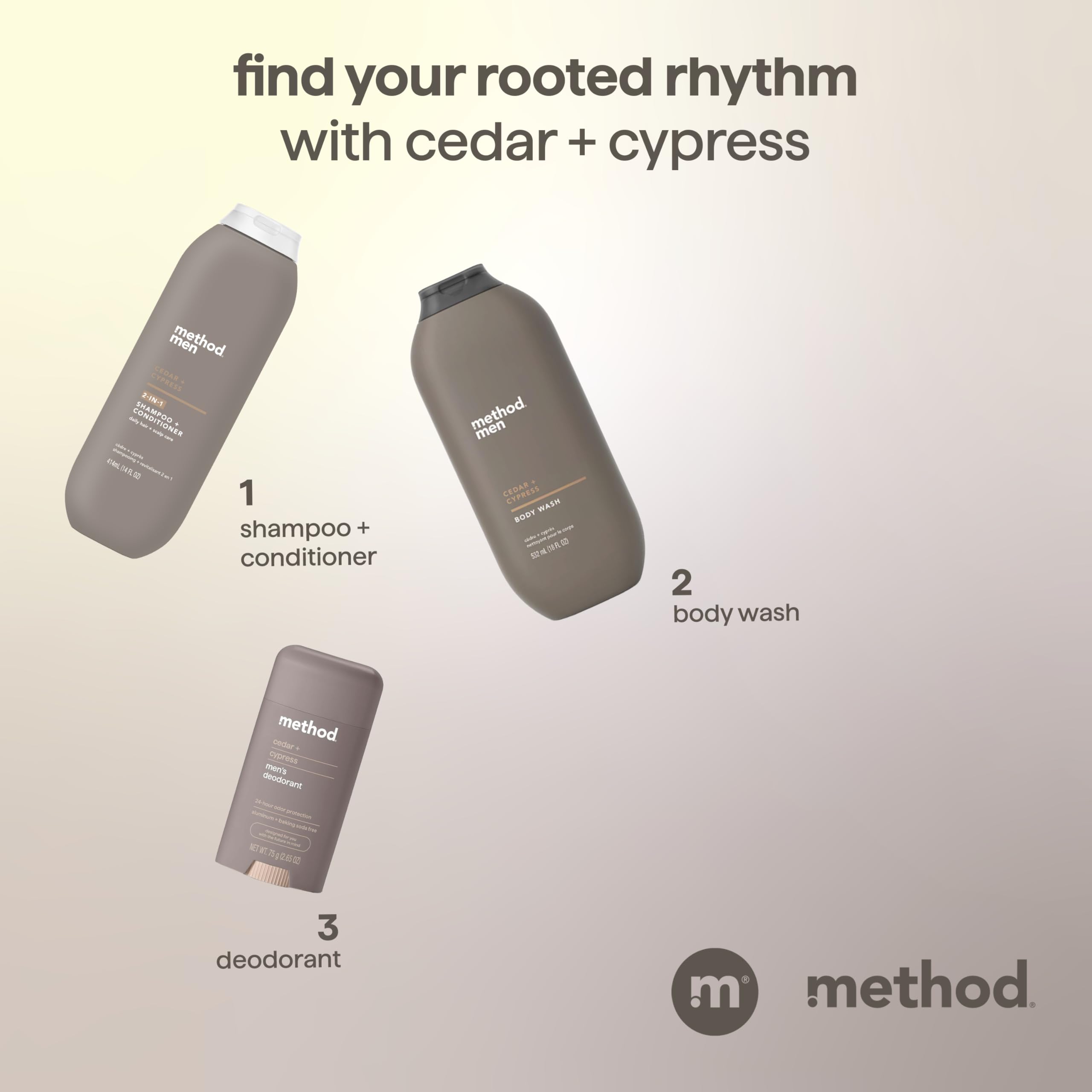 Method Men 2 en 1, sin parabenos, opción más limpia para el cabello.