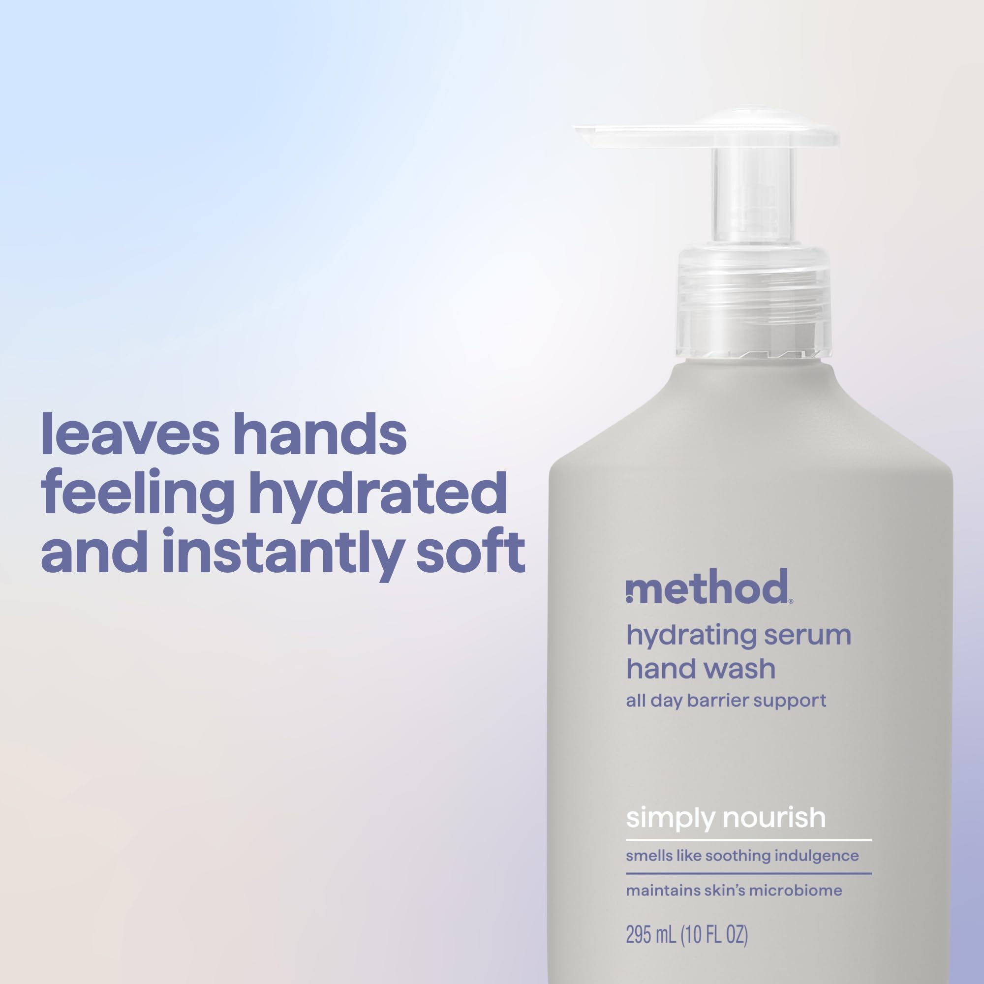 Label detail highlights coconut and rice milk notes for a soothing vibe.