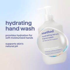 Close-up foam from Method Hand Wash shows rich, gentle cleansing.