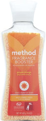 Method: perlas de fragancia jengibre mango que se disuelven en agua.