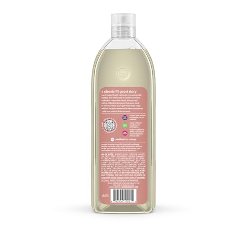 Method Jabon Manos Gel Refill: etiqueta atractiva que complementa el baño.