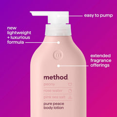 Loción corporal Method hidratación 24h para piel flexible