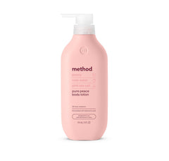 Loción corporal Method con agua de rosa para hidratación suave durante todo el día