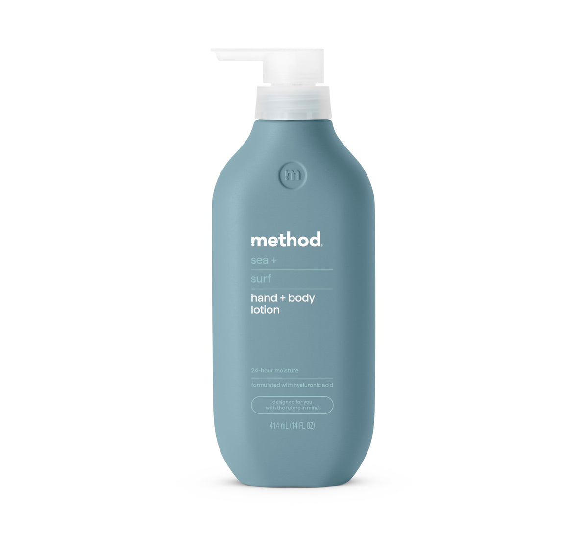 Method Sea Surf en botella de 414 ml para hidratación duradera diaria.