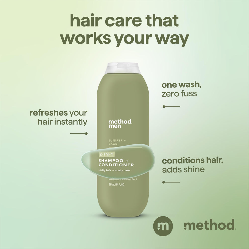 Method Men aroma herbaceo enebro-salvia deja un aroma sofisticado