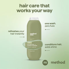 Method Men aroma herbaceo enebro-salvia deja un aroma sofisticado