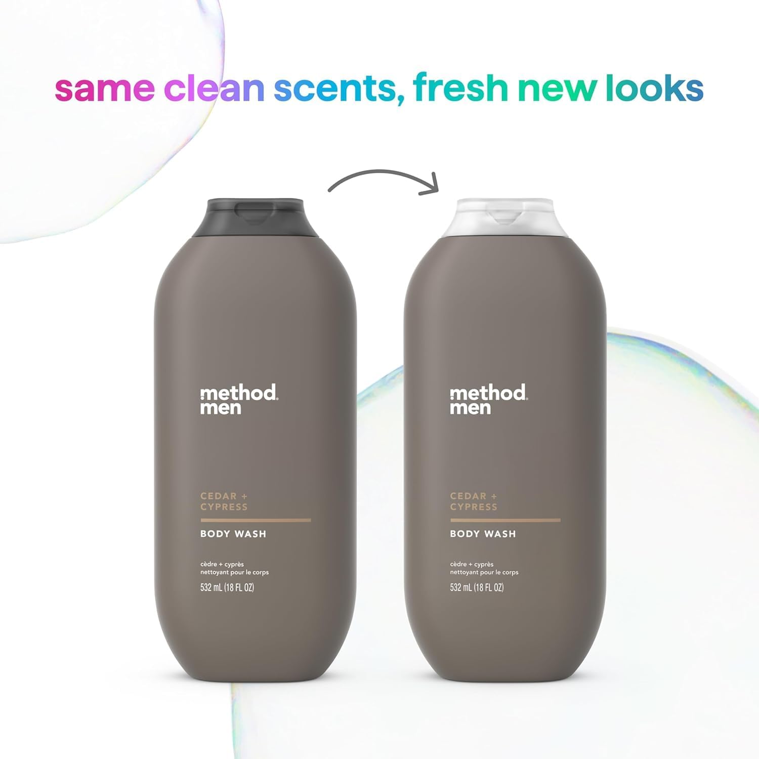 Method Men Cedar + Cypress bottle with cruelty-free symbol.