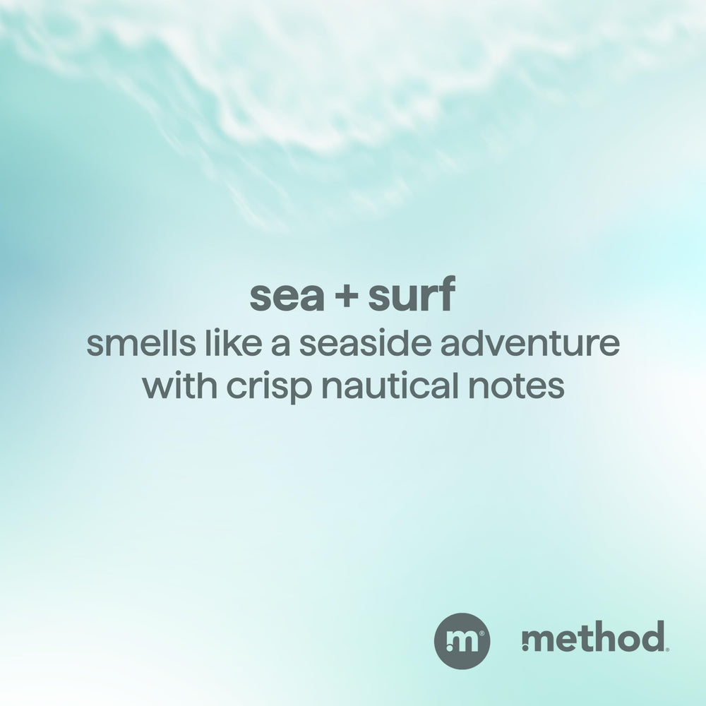 Method Men Sea and Surf leaves hair feeling soft, clean, and conditioned