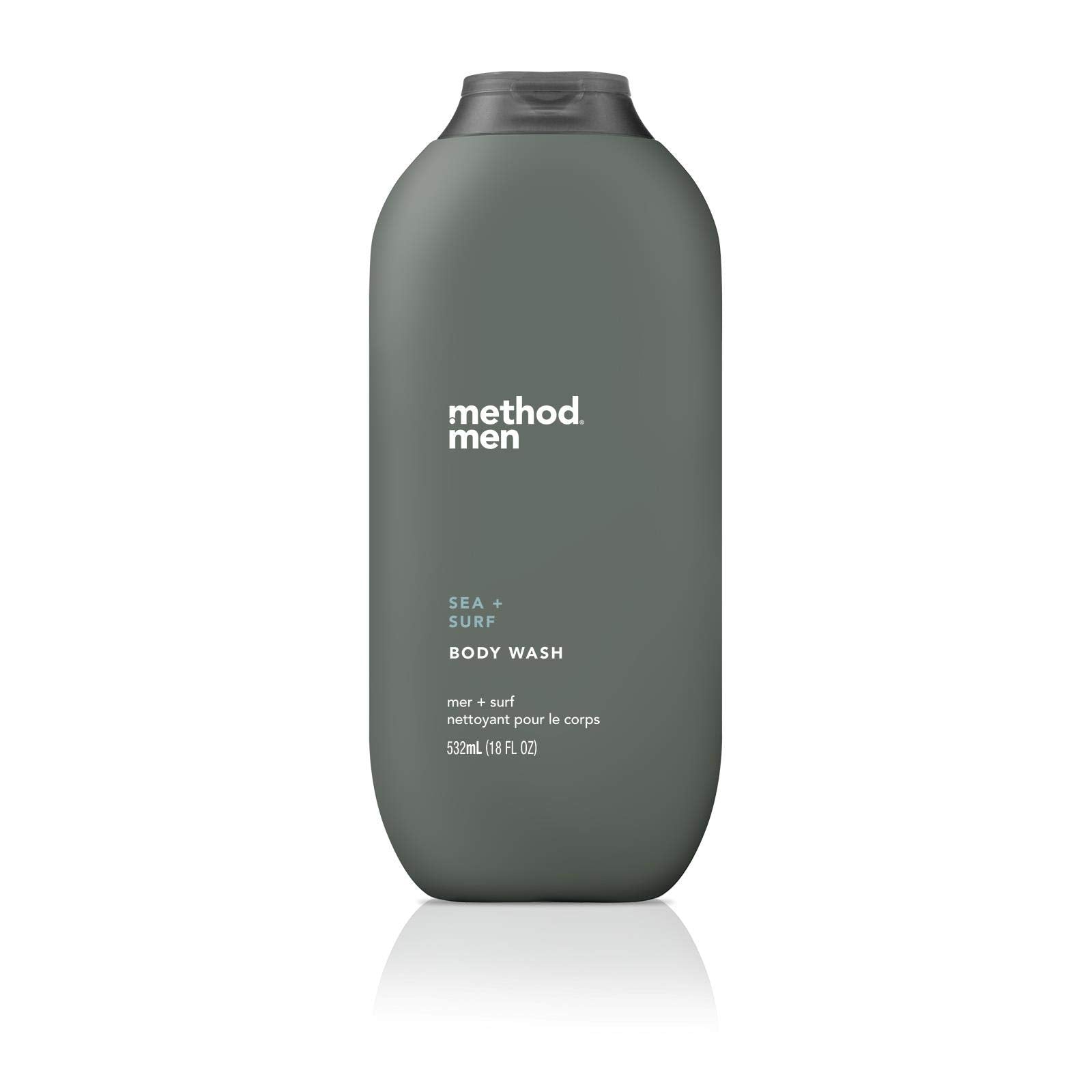 Method Men Sea Surf bottle image highlighting fresh seaside scent for daily refresh.