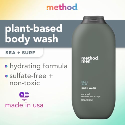 Method Men Sea Surf lather close-up showing quick, rich foam for efficient cleansing.