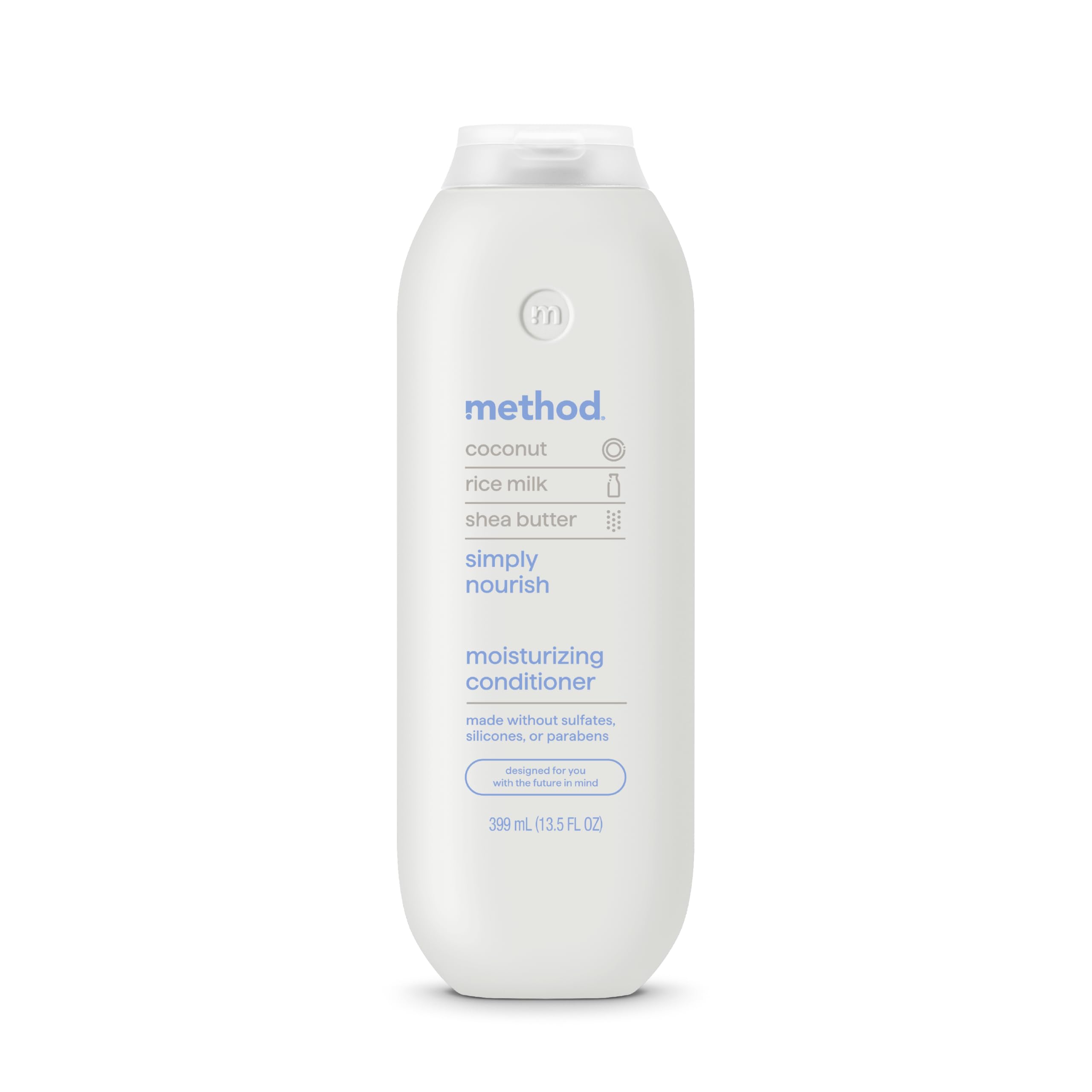 Method Simply Nourish en botella, hidratación profunda para cabello seco.