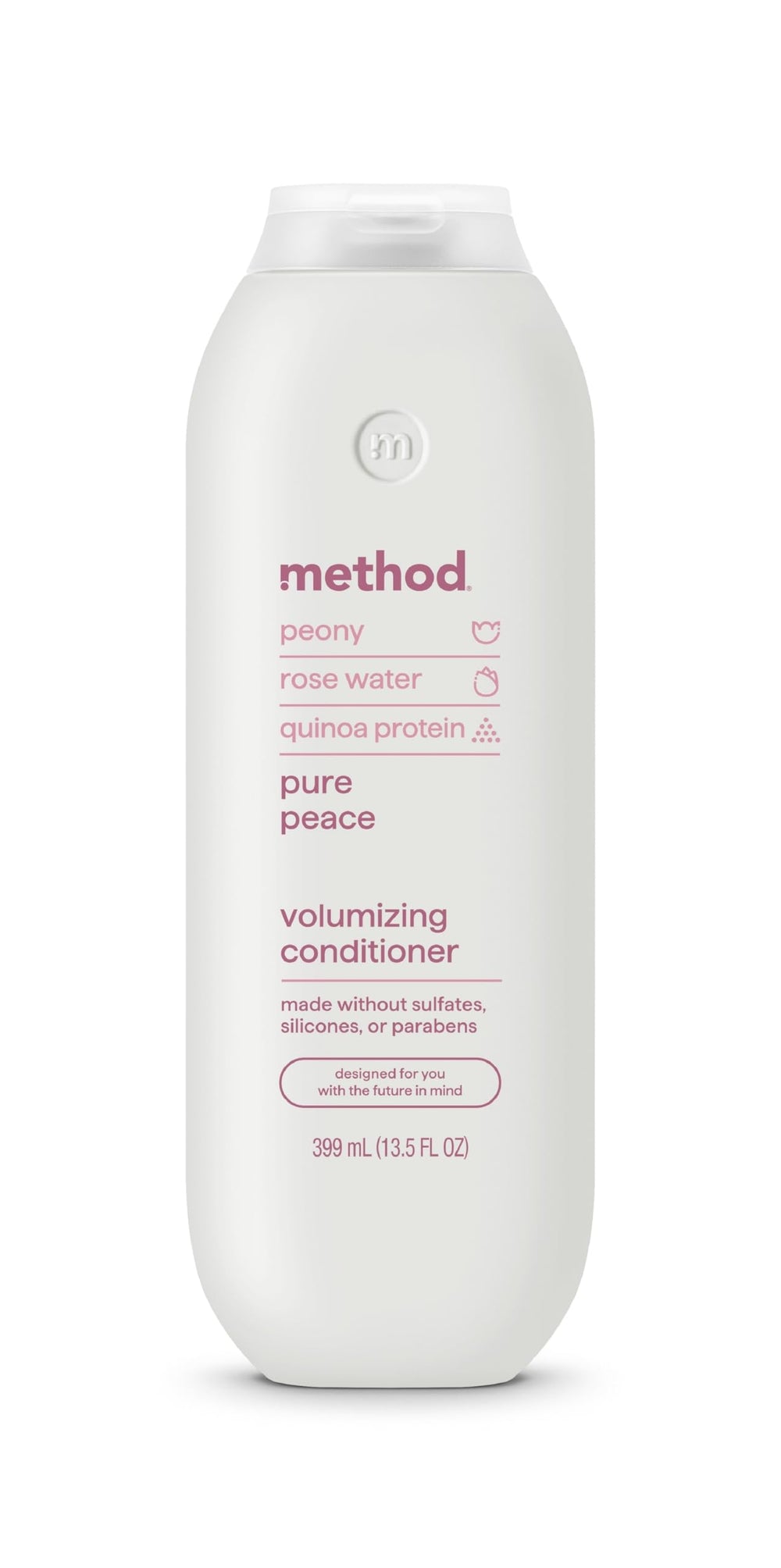 Method Pure Peace volumizing conditioner bottle for visibly fuller hair
