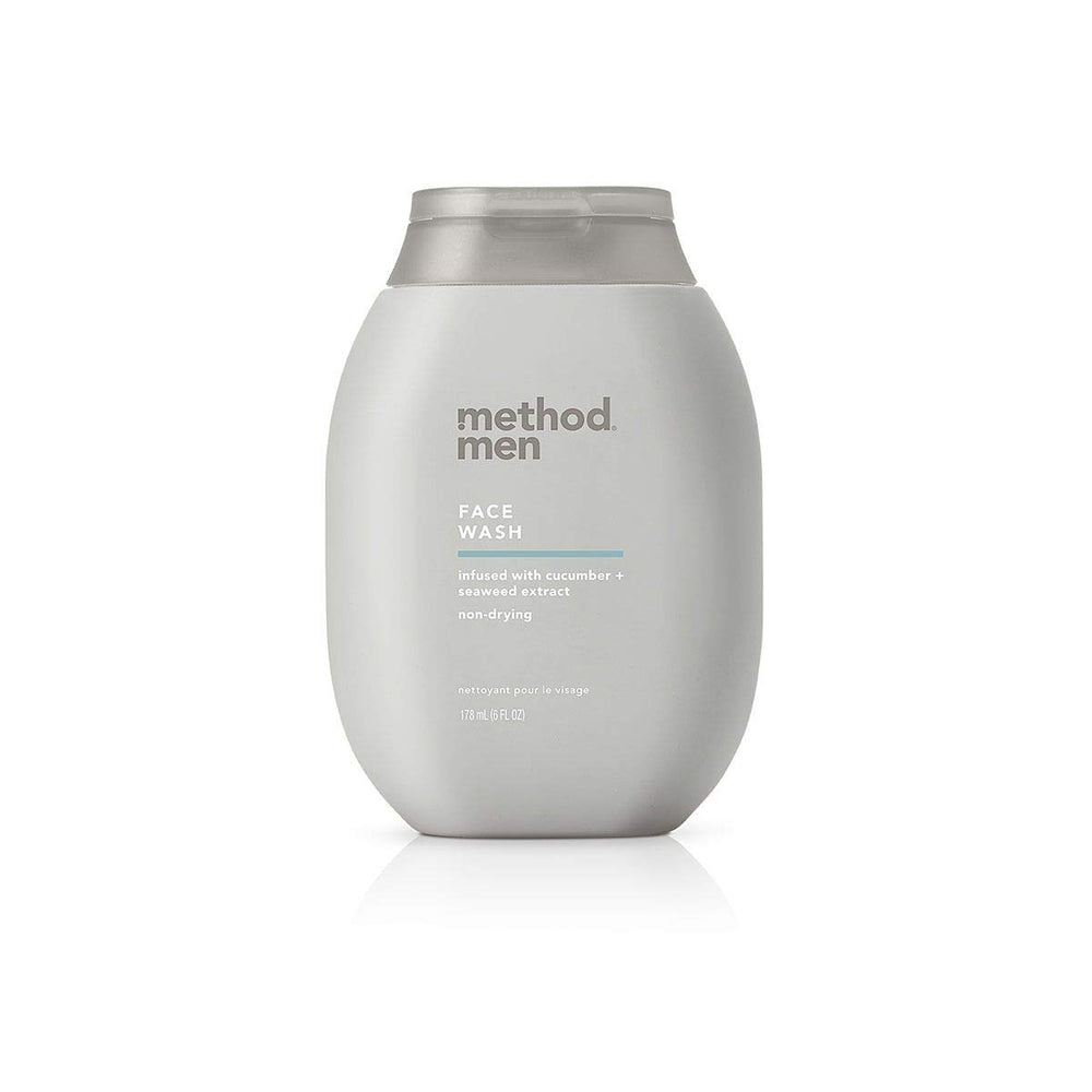 Method Sea y Surf: bote compacto para limpieza facial diaria.