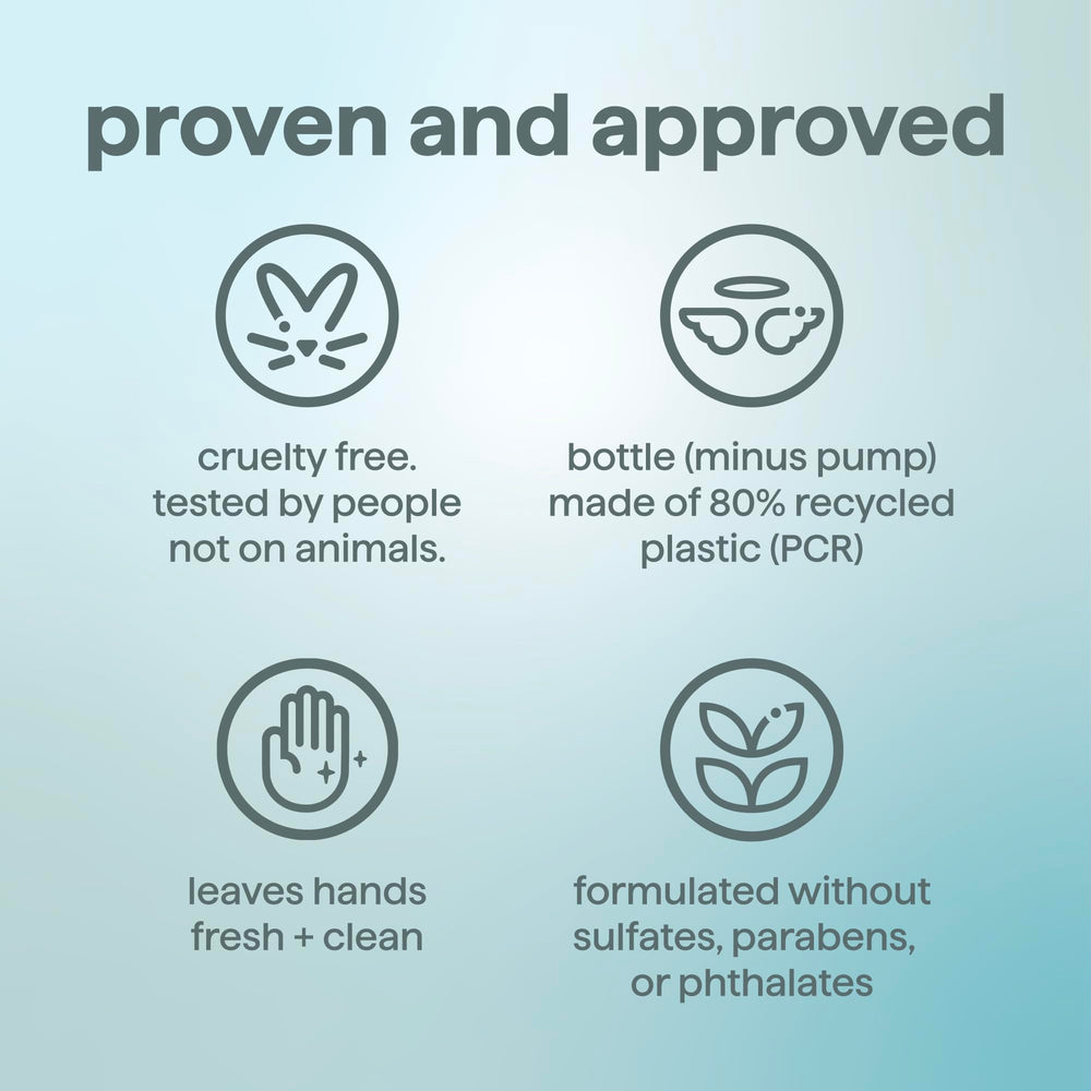 Dermatologist-tested Method Sea + Surf on sensitive skin.