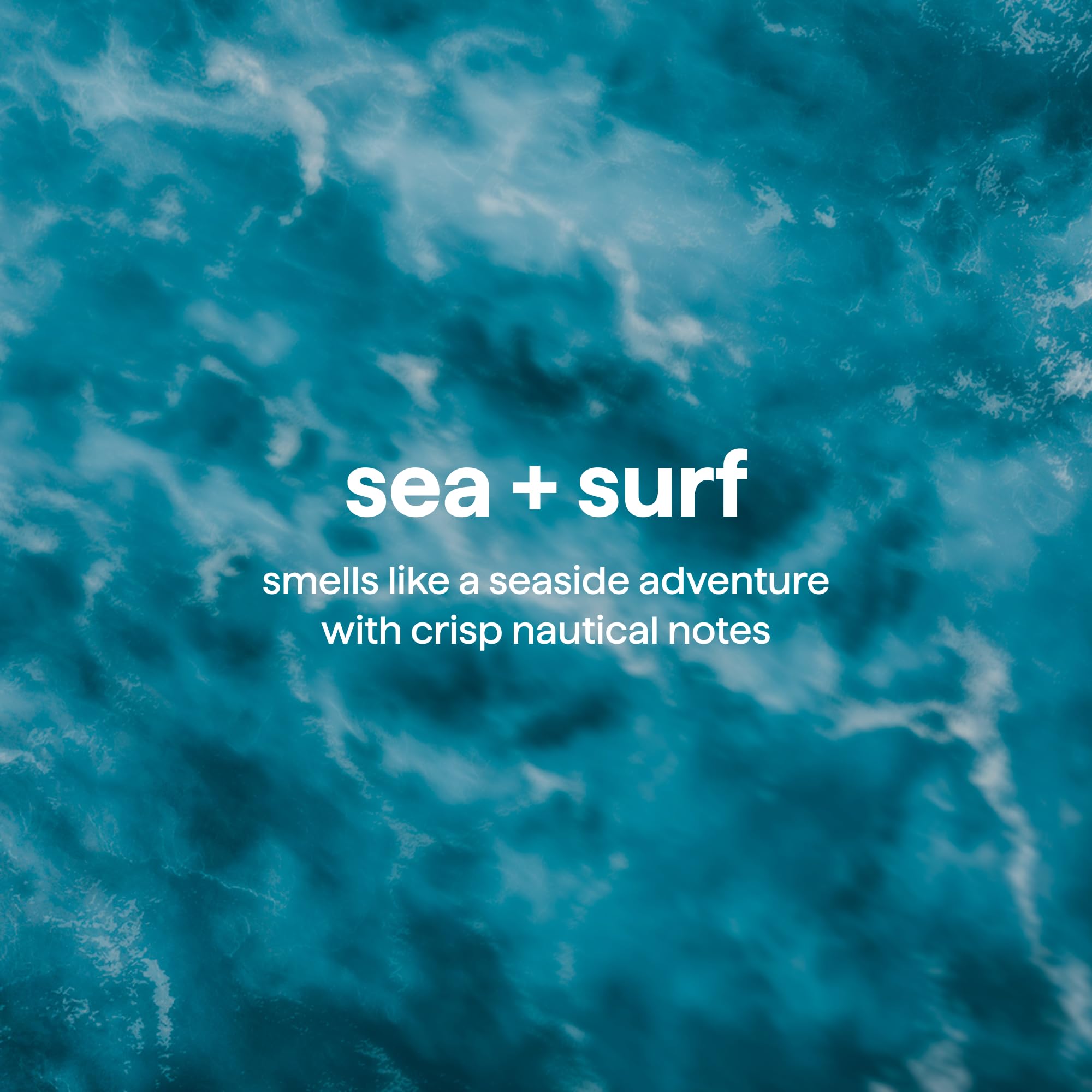 80% PCR recycled plastic bottle for Method Sea + Surf hand wash.
