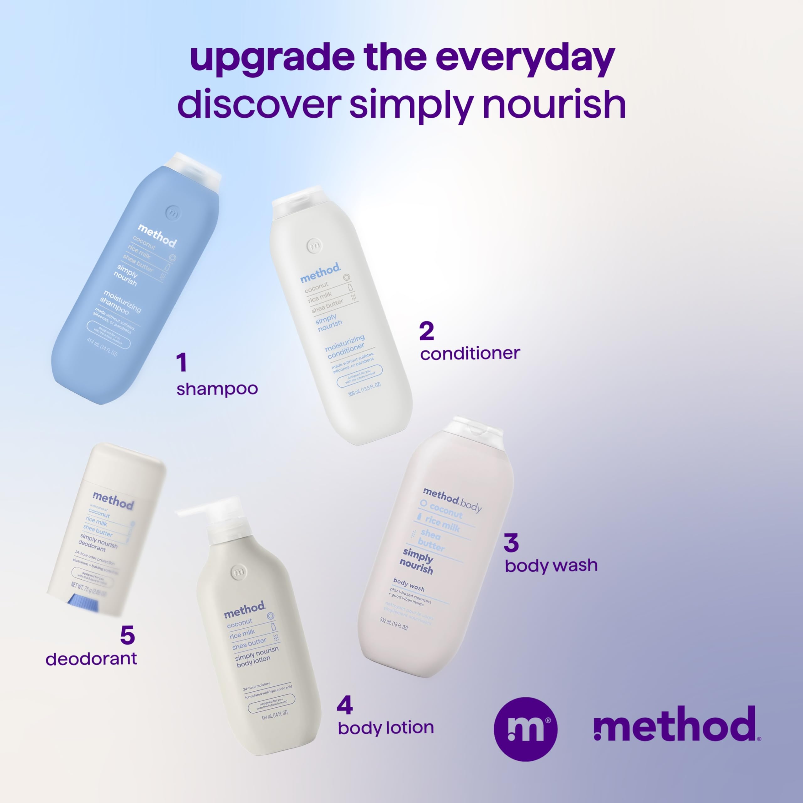 Método Simply Nourish desenredado-facil: facilita el peinado después de la ducha.