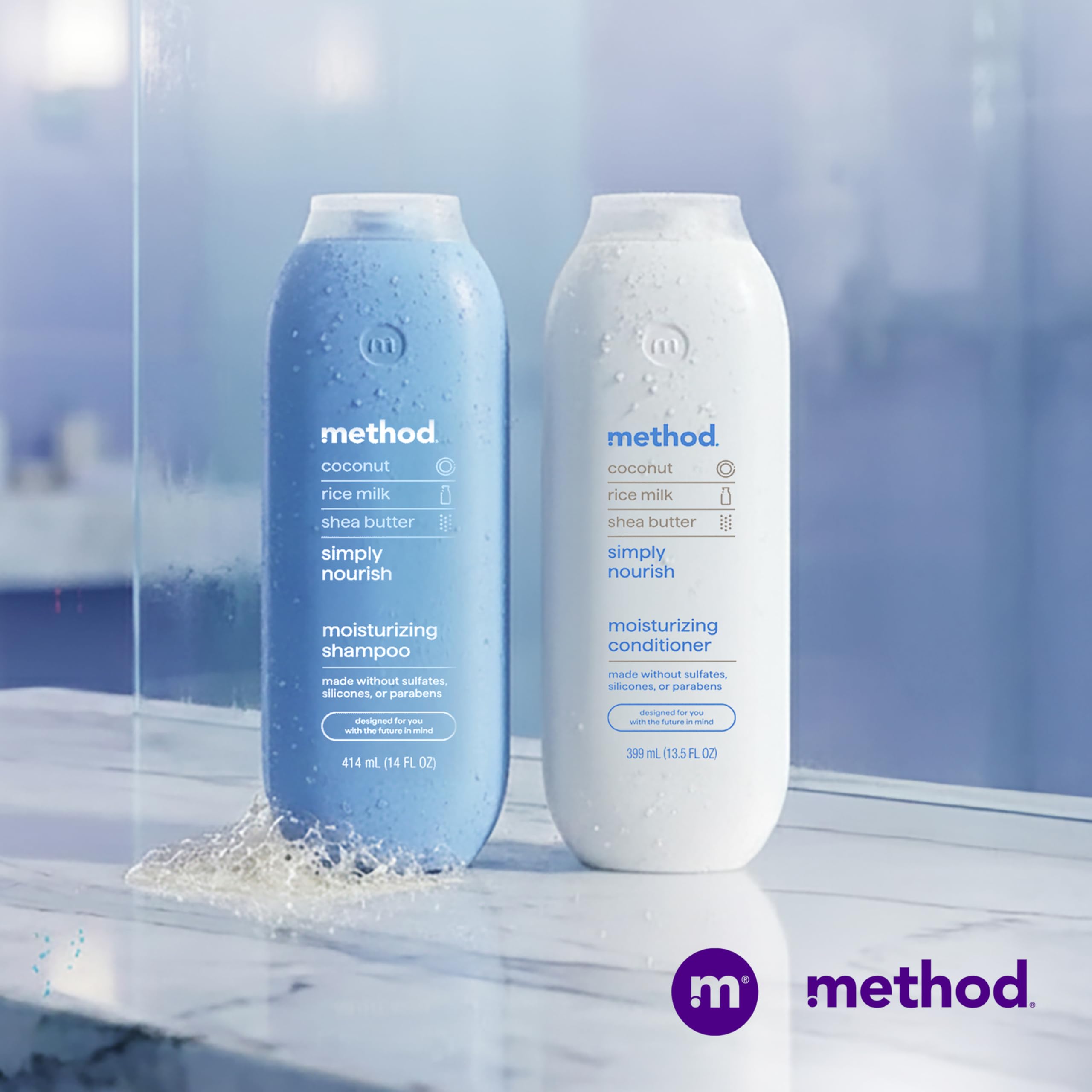 Método Simply Nourish envase-80-pcr: envase sostenible que reduce plástico.