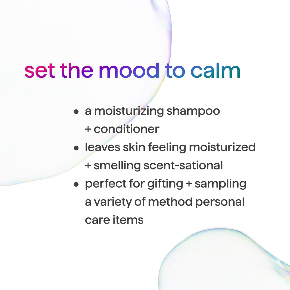 Method Simply Nourish travel-size bottles lined up for on-the-go use
