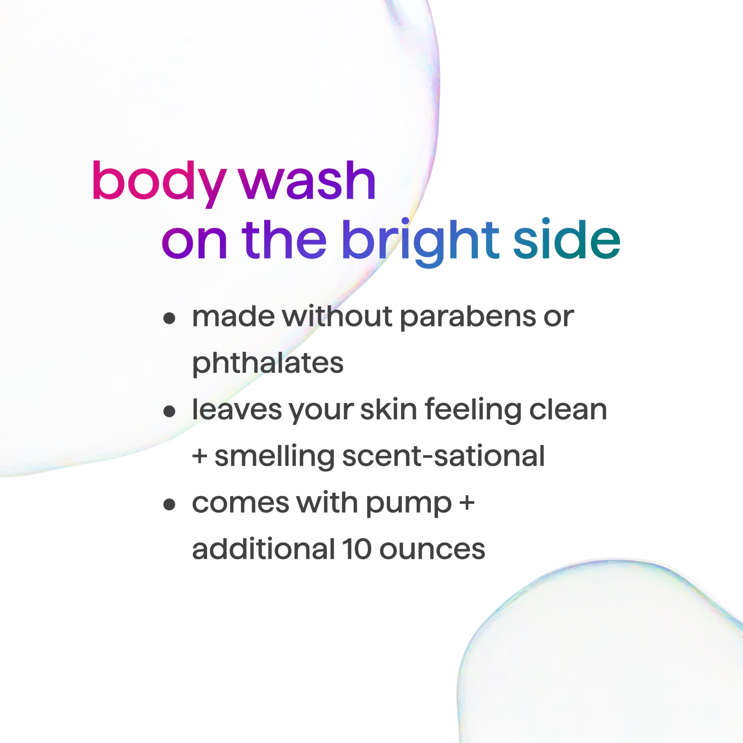 Method Sin parabenos ni ftalatos: cuidado seguro durante la ducha.