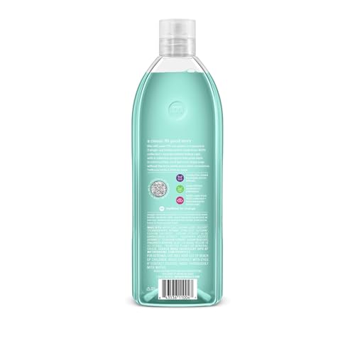 Method Waterfall refill 28oz side view highlighting compact packaging for storage.