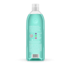 Close-up of Method Waterfall refill label highlights eco-friendly packaging and recyclability.