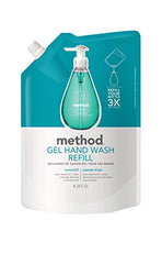 Waterfall refill pouches reduce plastic waste in your kitchen.