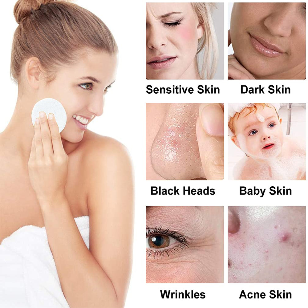 METUUTER makeup removal sponge effective for removing makeup and masks