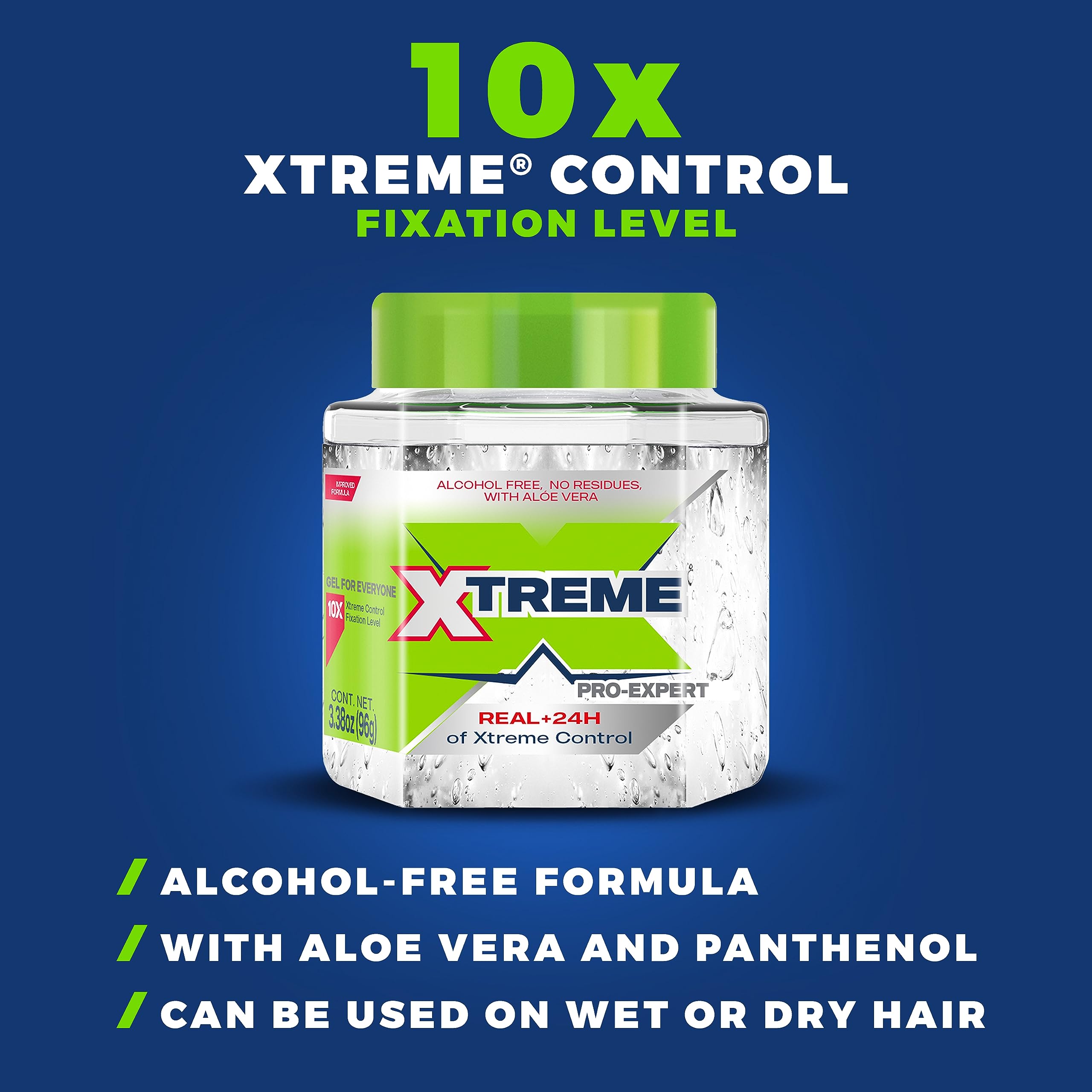Dry hair styling with Mexilink Xtreme gel delivers strong control.