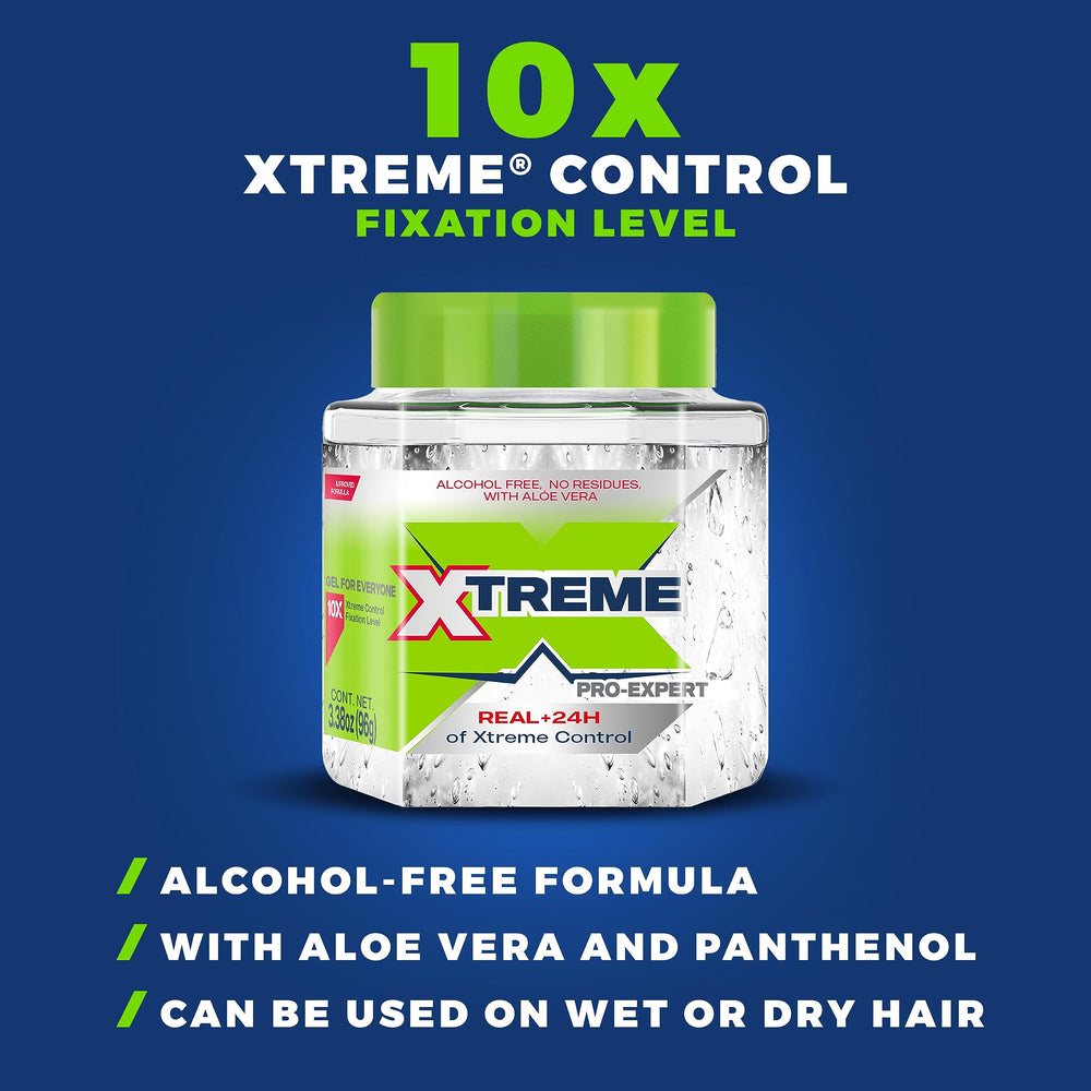 Dry hair styling with Mexilink Xtreme gel delivers strong control.