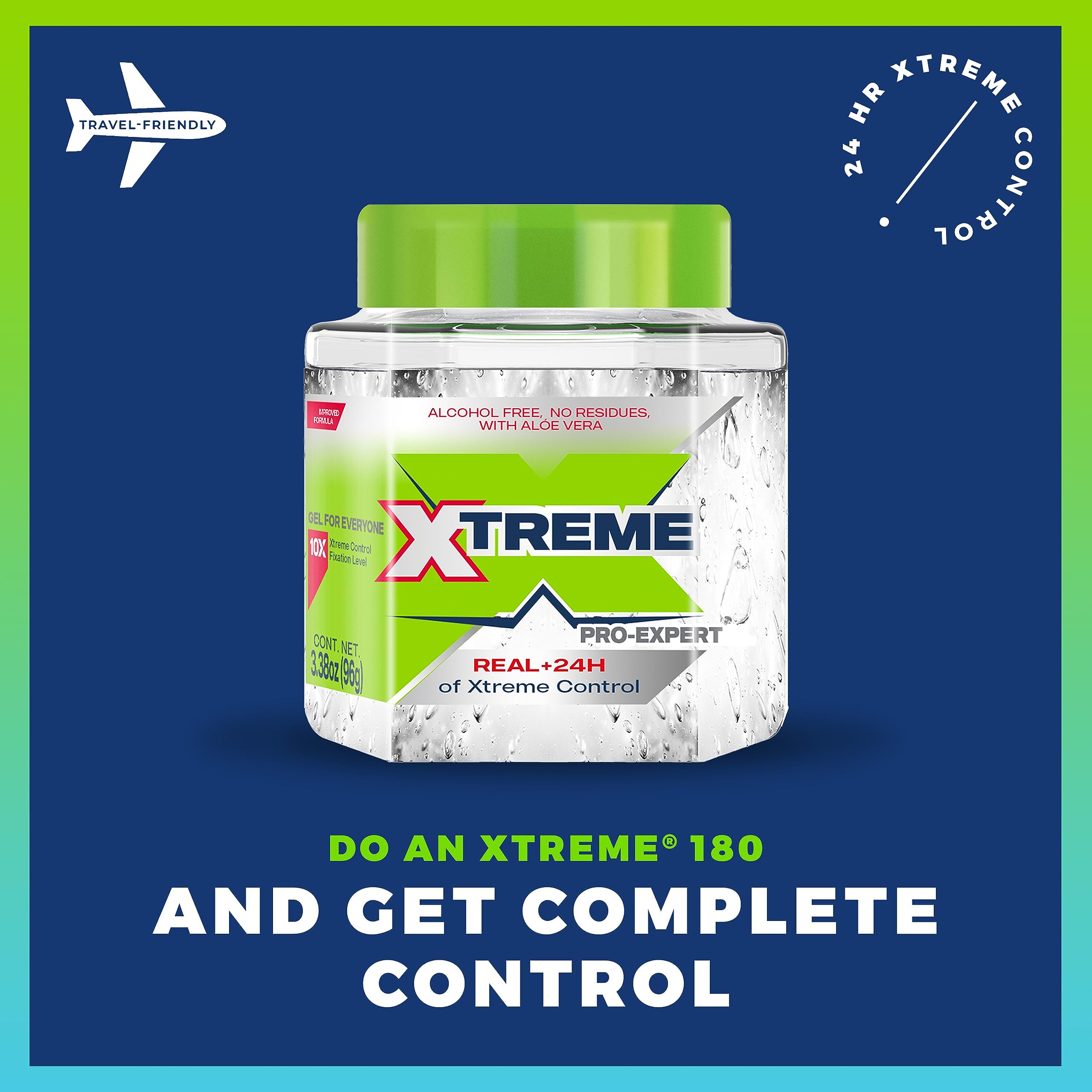 Mexilink Xtreme gel on wet hair for pronounced hold without residue.