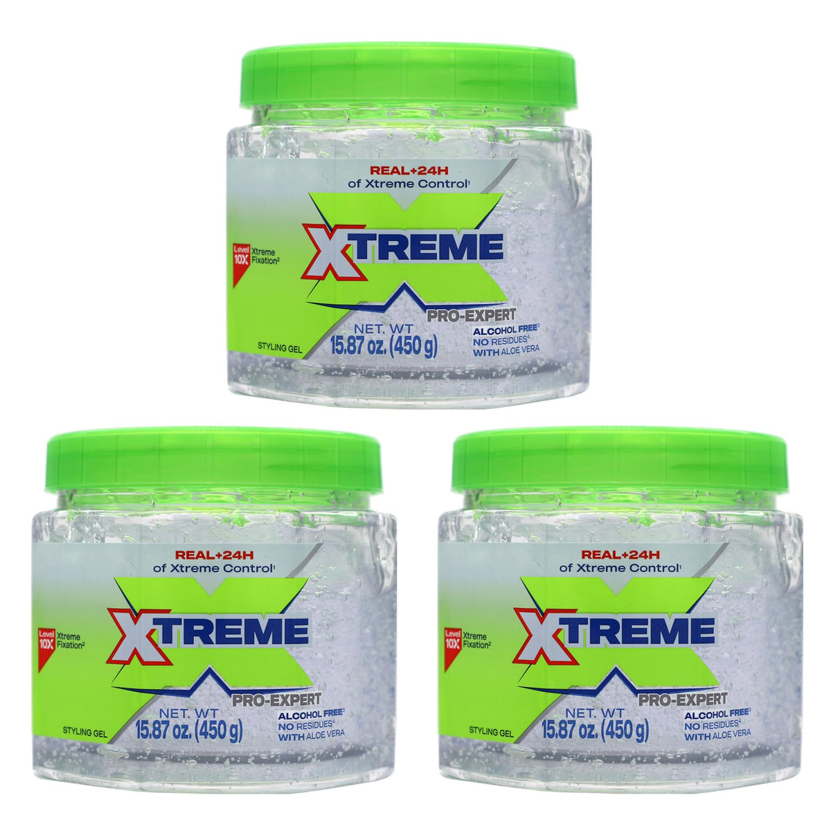 Mexilink Xtreme Pro-Expert Gel: tres jarras en pack para fijación duradera