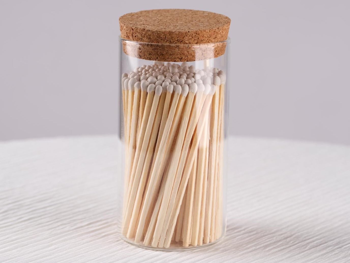 Meya Luxury bagged jar protects matches and adds a premium look