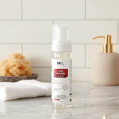 MFL Locs Mousse linaza, uso diario para mantener locs definidos