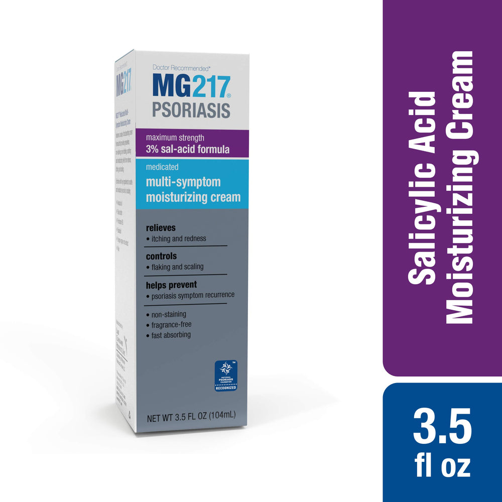 MG217 crema psoriasis, absorción rápida para piel seca y sensible