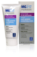 MG217 crema psoriasis 3% salicílico, textura suave para descamación controlada