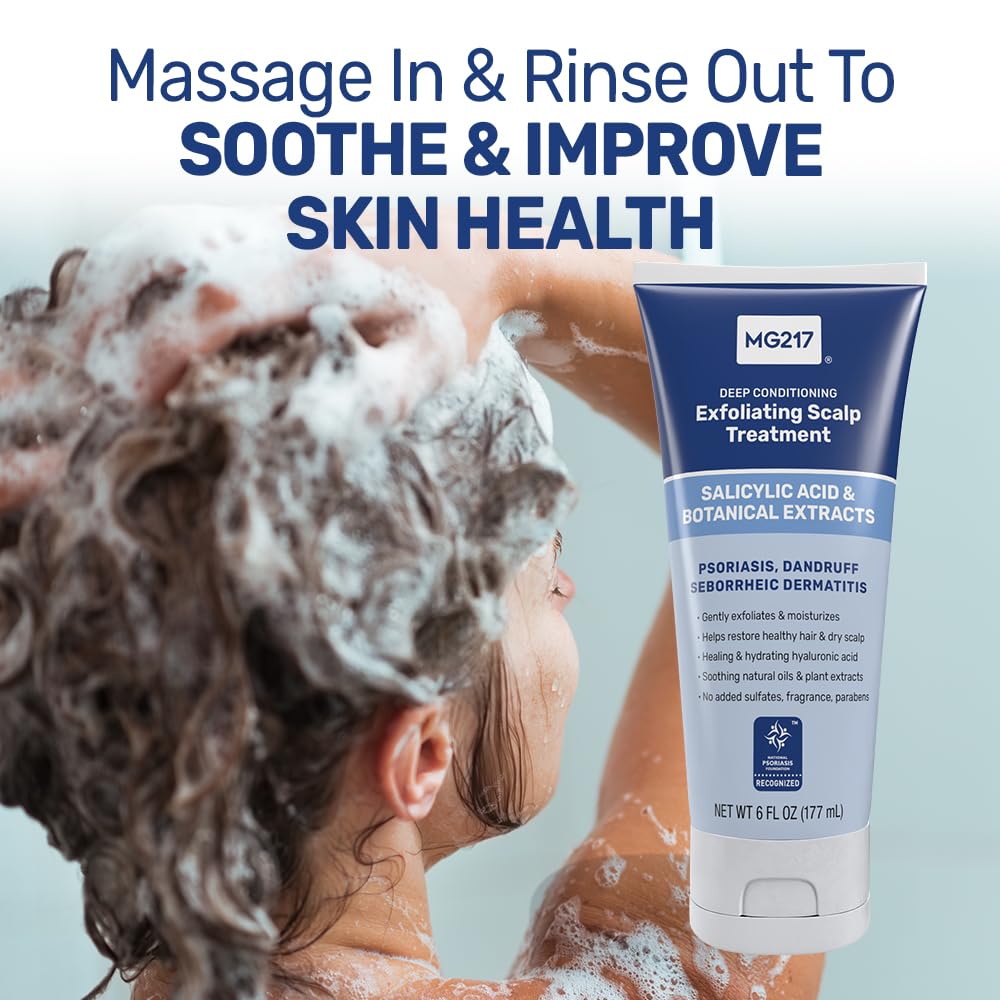 MG217 recognition by National Psoriasis Foundation signals trusted psoriasis-prone skin support.