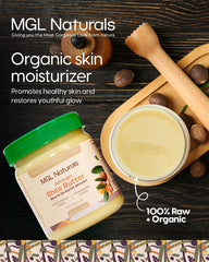 MGL Naturals manteca karité marfil, cuidado diario para piel sensible.