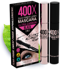 Mia Adora 400X mascara bottle and wand for dramatic length