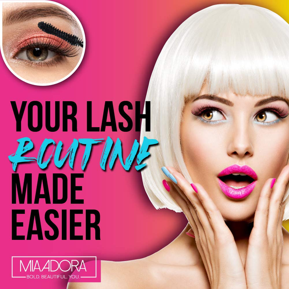 Mia Adora 400X waterproof formula tested for smudge-proof wear