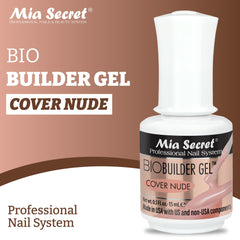 Aplicación de Mia Secret Bio Builder en uñas, guía visual