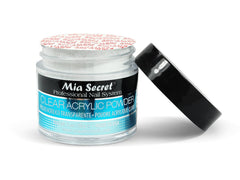 Mia Secret Clear Acrylic Powder self-leveling finish creates an even surface.