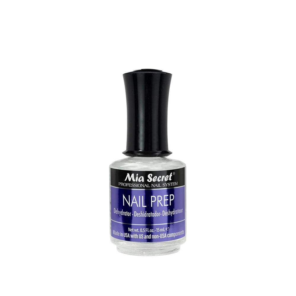 Mia Secret deshidratante para preparación de uñas sin ácido, base estable para adhesión.