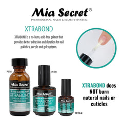 Mia Secret Fórmula suave para uñas sensibles, primer perfecto para uñas delicadas.