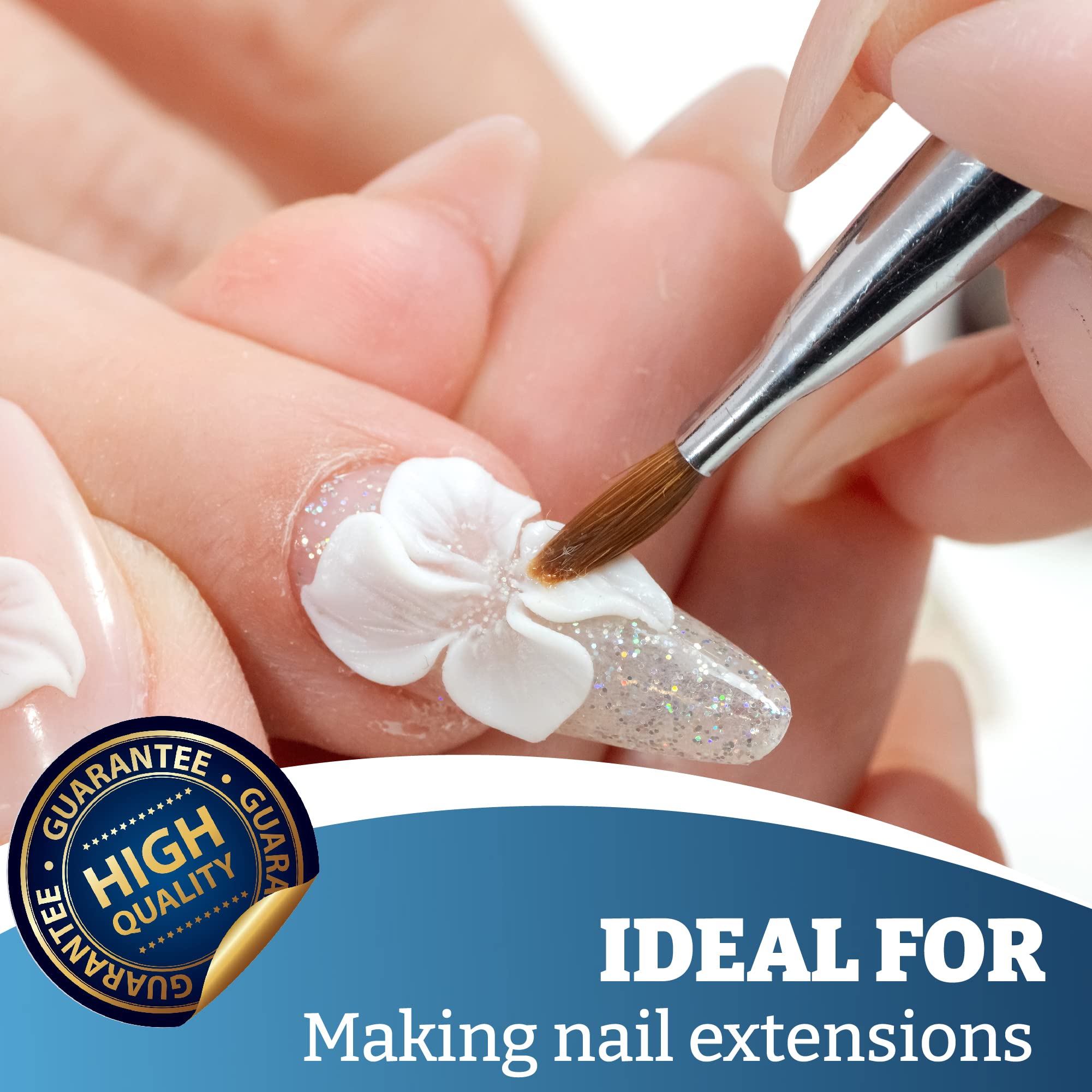 Preparación de uñas con Nail Prep y Xtrabond para mejor adherencia