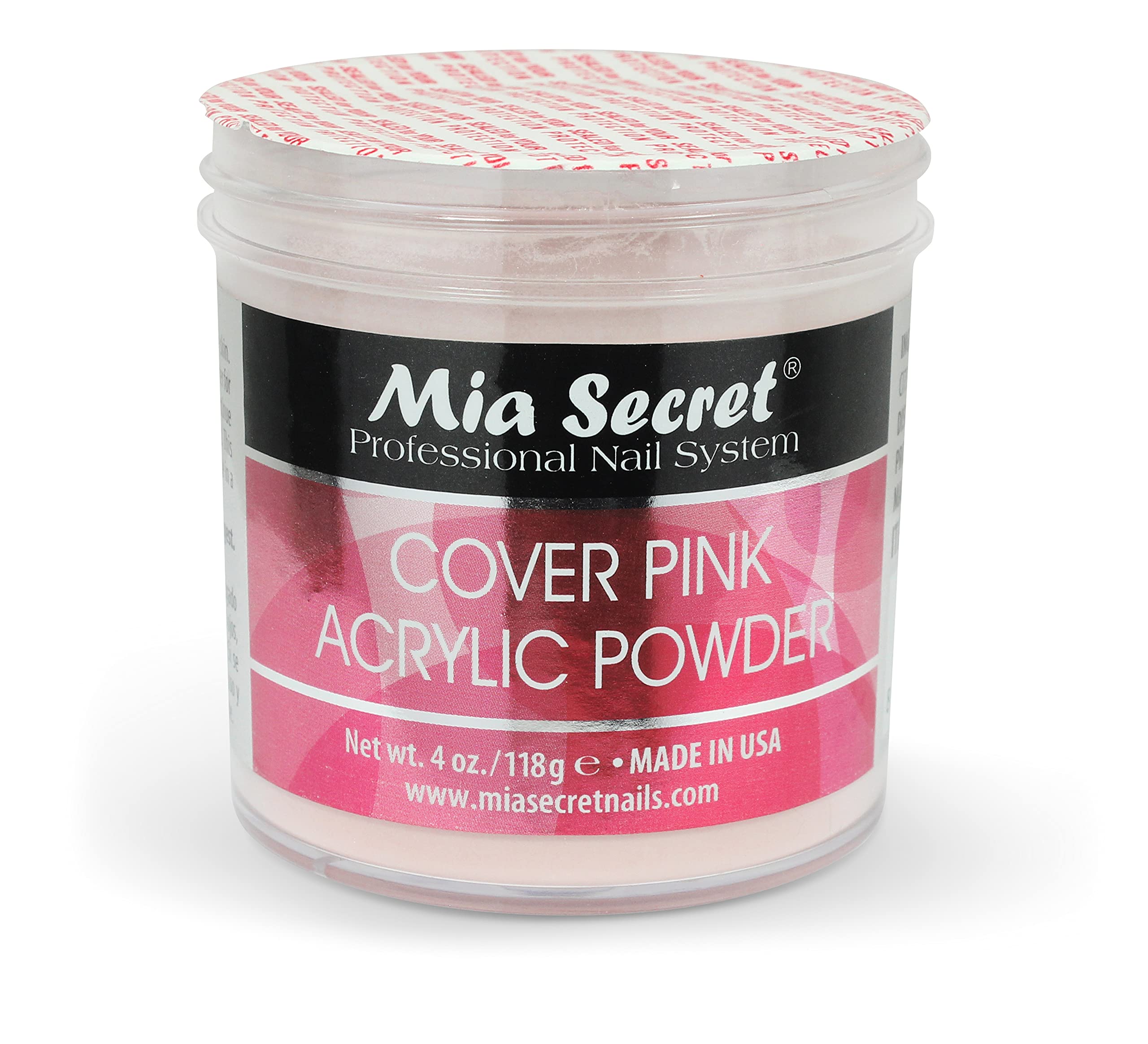 Mia Secret Nails cover pink application, ideal for reliable overlays