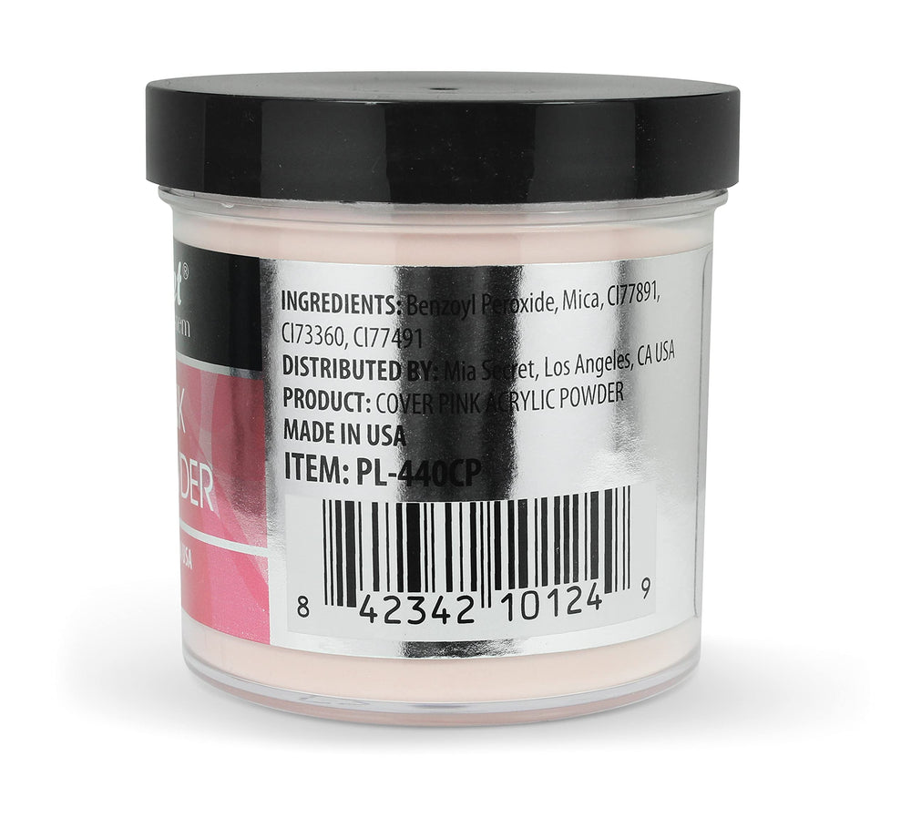 Mia Secret Nails cover pink close-up pigment, creamy color for uniform results
